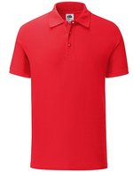 Fruit of the Loom 65/35 Piqué Polo mit Ripp-Kragen, Sky Blue XXL, F502 – Rosso