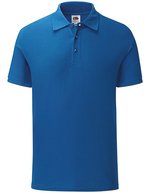 Fruit of the Loom 65/35 Piqué Polo mit Ripp-Kragen, Sky Blue XXL, F502 – Blu reale