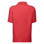 Fruit of the Loom Polo 65/35 Baumwolle-Polyester für Kinder, Light Pink 128, F502K – Bild 3