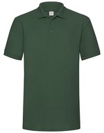 Fruit of the Loom 65/35 Heavy Piqué Polo mit Kragen, Black S, F503 – Verde bottiglia