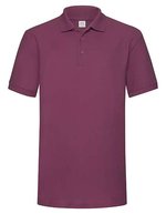 Fruit of the Loom 65/35 Heavy Piqué Polo mit Kragen, Black S, F503 – Borgogna