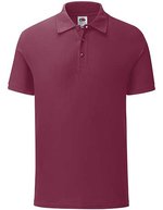 Fruit of the Loom 65/35 Piqué Polo mit Tailored Fit, Black S, F506 – Burgundy