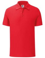 Fruit of the Loom 65/35 Piqué Polo mit Tailored Fit, Black S, F506 – Red
