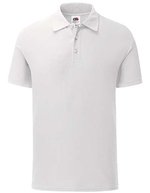 Fruit of the Loom 65/35 Piqué Polo mit Tailored Fit, Black S, F506 – White