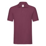 Fruit of the Loom Baumwoll-Polo mit Seitenschlitzen 3-Knopfleiste, Black XL, F511N – Bild 3