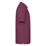 Fruit of the Loom Baumwoll-Polo mit Seitenschlitzen 3-Knopfleiste, Black XL, F511N – Bild 5