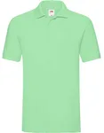Fruit of the Loom Baumwoll-Polo mit Seitenschlitzen 3-Knopfleiste, Black XL, F511N – Neo Mint