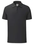 Fruit of the Loom Schmales Fashion Fit Poloshirt Baumwolle, Heather Purple S, F512 – Black