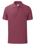 Fruit of the Loom Schmales Fashion Fit Poloshirt Baumwolle, Heather Purple S, F512 – Heather Burgundy
