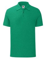 Fruit of the Loom Schmales Fashion Fit Poloshirt Baumwolle, Black S, F512 – Heather Green