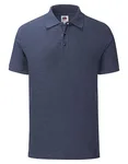 Fruit of the Loom Schmales Fashion Fit Poloshirt Baumwolle, Heather Purple S, F512 – Heather Navy