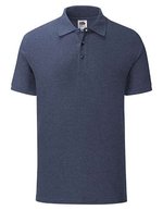 Fruit of the Loom Schmales Fashion Fit Poloshirt Baumwolle, Black S, F512 – Heather Navy