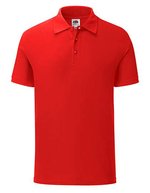 Fruit of the Loom Schmales Fashion Fit Poloshirt Baumwolle, Black S, F512 – Red