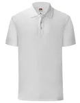 Fruit of the Loom Schmales Fashion Fit Poloshirt Baumwolle, Heather Purple S, F512 – White