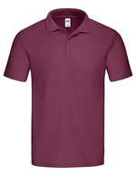 Fruit of the Loom Klassisches Poloshirt mit 2-Knopf-Leiste, Black XXL, F513 – Bordeaux