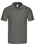 Fruit of the Loom Klassisches Poloshirt mit 2-Knopf-Leiste, Black XXL, F513 – Clair Graphite (Uni)