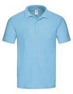 Fruit of the Loom Klassisches Poloshirt mit 2-Knopf-Leiste, Black XXL, F513 – Nouveau Bleu ciel