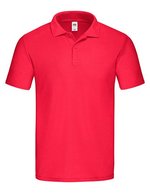Fruit of the Loom Klassisches Poloshirt mit 2-Knopf-Leiste, Black XXL, F513 – Rouge