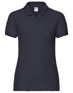 Fruit of the Loom Polo 65/35 Mischgewebe, 2-Knopfleiste für Damen, Black XS, F517 – Deep Navy