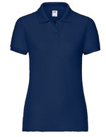 Fruit of the Loom Polo 65/35 Mischgewebe, 2-Knopfleiste für Damen, Black XS, F517 – Navy