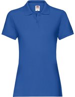 Fruit of the Loom Premium Polo Shirt Slim-Cut für Damen, Light Graphite (Solid) XS, F520 – Blu reale