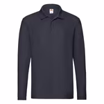 Fruit of the Loom Polo Manches Longues Premium avec Patte de Boutonnage, Athletic Heather S, F541N – image 3