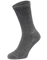 Fruit of the Loom Gepolsterte Baumwollsocken im 3er-Pack, Black 39/42, F996 – Black Grey Melange