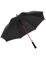 FARE AC-Stockschirm Colorline mit Automatikfunktion – Black/Magenta