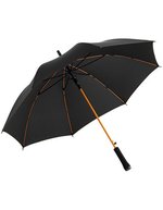 FARE AC-Stockschirm Colorline mit Automatikfunktion – Black/Orange