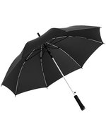 FARE AC-Stockschirm Colorline mit Automatikfunktion, Black/Euro Blue Ø 105 cm, FA1084 – Black/White