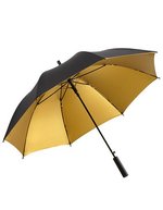 FARE Doubleface Stockschirm mit Automatik – Black/Gold