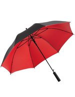 FARE Doubleface Stockschirm mit Automatik – Black/Red
