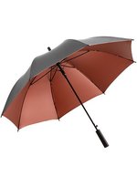 FARE Doubleface Stockschirm mit Automatik – Grey/Copper