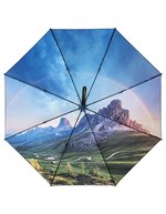 AC Walking Umbrella FARE® Impressions – Nero/Mountain