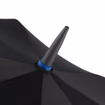 FARE Gästeschirm mit Automatikfunktion schwarz, Black/Euro Blue Ø 130 cm, FA2384 – Bild 6