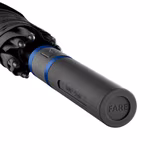 FARE Gästeschirm mit Automatikfunktion schwarz, Black/Euro Blue Ø 130 cm, FA2384 – Bild 7