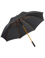 FARE Gästeschirm mit Automatikfunktion schwarz – Black/Orange