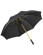 FARE Gästeschirm mit Automatikfunktion schwarz, Black/Euro Blue Ø 130 cm, FA2384 – Black/Yellow