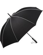 FARE FARE® Seam Midsize-Stockschirm Schwarz – Black/Light Grey