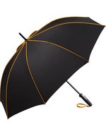 FARE FARE® Seam Midsize-Stockschirm Schwarz – Black/Orange