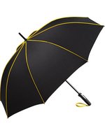 FARE FARE® Seam Midsize-Stockschirm Schwarz, Black/Blue Ø 115 cm, FA4399 – Black/Yellow