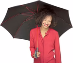 FARE FARE®-Style Midsize Stick Umbrella with Auto-Open, Black/Euro Blue Ø 112 cm, FA4784 – image 2