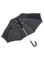FARE FARE®-Style Midsize-Stockschirm mit Automatik, Black/Euro Blue Ø 112 cm, FA4784 – Noir/Blanc