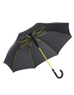 FARE FARE®-Style Midsize-Stockschirm mit Automatik, Black/Euro Blue Ø 112 cm, FA4784 – Noir/Jaune