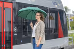 FARE Parapluie de Poche Mini Topless avec Fonction Windproof, Black Ø 98 cm, FA5002 – image 2