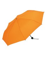 FARE Mini-Topless-Taschenschirm mit Windproof-Funktion, Black Ø 98 cm, FA5002 – Orange