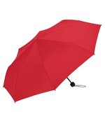 FARE Mini-Topless-Taschenschirm mit Windproof-Funktion, Black Ø 98 cm, FA5002 – Red