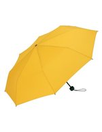FARE Mini-Topless-Taschenschirm mit Windproof-Funktion, Black Ø 98 cm, FA5002 – Yellow