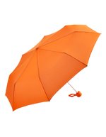 FARE Alu-Mini-Taschenschirm mit Windproof-Funktion, Black Ø 90 cm, FA5008 – Arancione