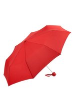 FARE Alu-Mini-Taschenschirm mit Windproof-Funktion, Black Ø 90 cm, FA5008 – Rosso